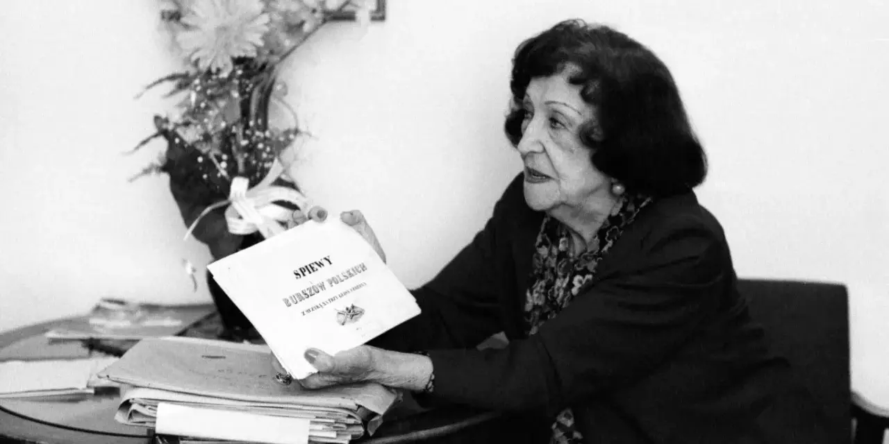 Mira Zimińska-Sygietyńska prezentuje zbiór "Śpiewy burszów polskich", przypominając o dzieciach i ich dziedzictwie.